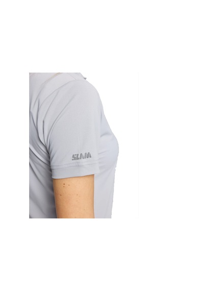 Slam Ws Tech Pıque Polo Ss W04 Gri