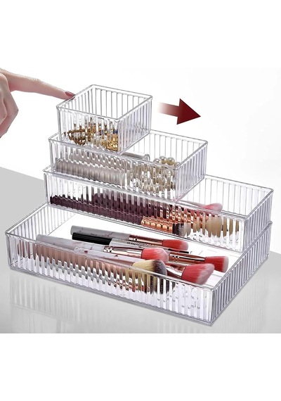 6 Parça Organizer Çekmece İçi Düzenleyici, Şeffaf Kristal Plastik Düzenleyici Seti, Plastik Organizer Kutular Makyaj, Ofis, Mutfak Ve Banyo Düzeni İçin 6 Farklı Boyda Şeffaf Kutu Belirtilmemiş 6 Parça Organizer Çekmece İçi Düzenleyici, Şeffaf Kristal Plastik Düzenleyici Seti, Plastik Organizer Kutular Makyaj, Ofis, Mutfak Ve Banyo Düzeni İçin 6 Farklı Boyda Şeffaf Kutu Belirtilmemiş