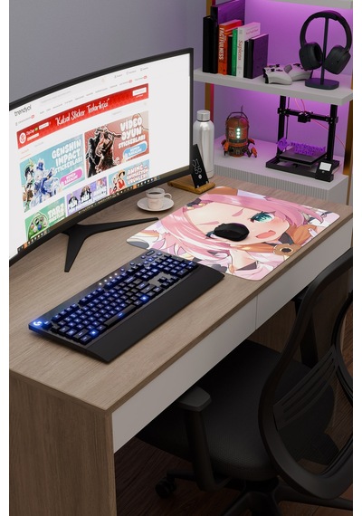 Diona Genshin Impact Anime Gacha V2 - 48x40 Xl Gaming Mouse Pad Fare Altlığı
