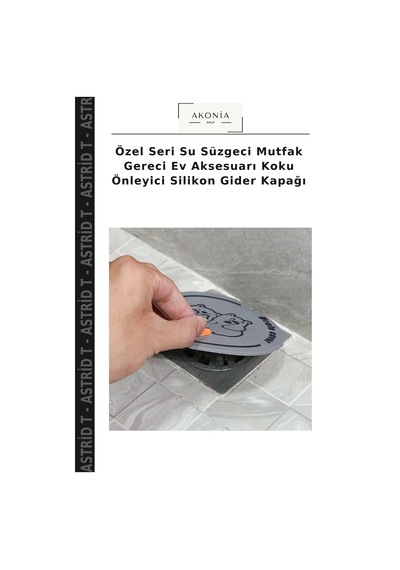 Özel Seri Su Süzgeci Mutfak Gereci Ev Aksesuarı Koku Önleyici Silikon Gider Kapağı Çok Renkli