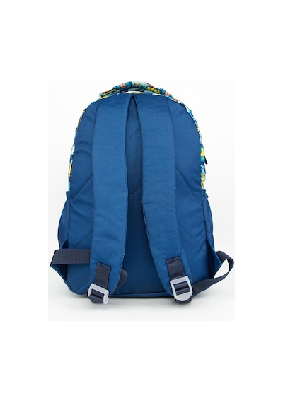 Necati Çanta Çok Gözlü Figürlü Astarlı İlkokul Sırt Çantası Lacivert-1130