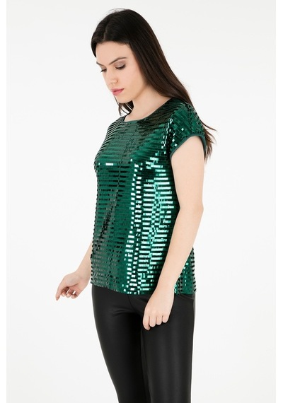 Armani Exchange Bayan Bluz 6Zyh16 Ynfnz 1833-Yeşil Armani Exchange Bayan Bluz 6Zyh16 Ynfnz 1833-Yeşil