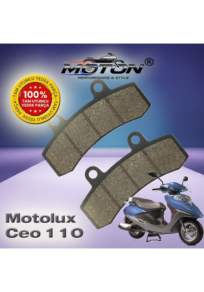 Motolux Ceo 110 %100 Uyumlu, Yüksek Kaliteli Ön Disk Fren Balatası