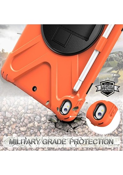 iPad Uyumlu Pro 10.5 Air10.5 2019 Kalem Yerli Standlı Zırh Kılıf Shockproof Case- 5775