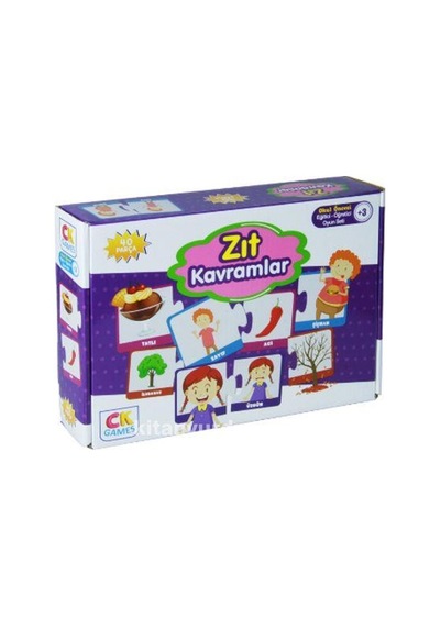 Ema Eğitici Oyun Seti Zıt Kavramlar Puzzle 40 Parç