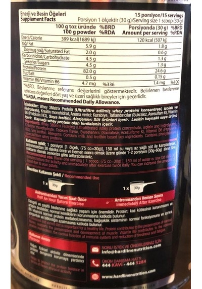 Nutrition Whey 3matrix Kurabiyeli 454 Gr Ahududu