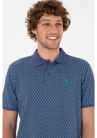 U.S. Polo Assn. Erkek Regular Fit Polo Yaka Açık Lacivert Tişört 50300366-VR059 U.S. Polo Assn. Erkek Regular Fit Polo Yaka Açık Lacivert Tişört 50300366-VR059