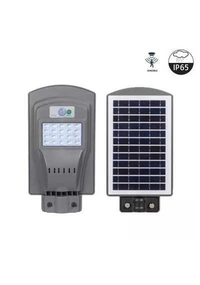 Ct-4690 Güneş Enerjili Bahçe Aydınlatma Solar Sokak Lambası 20w