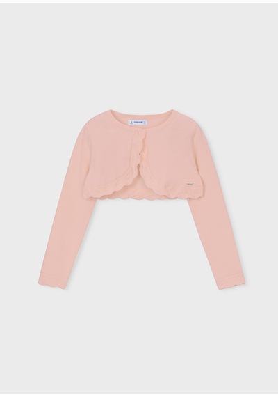 Mayoral Kız Çocuk Merserize Bolero Pembe