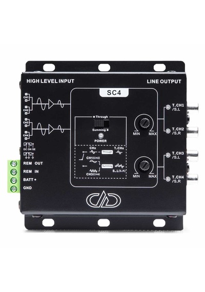 Dd Audio Sc4 4 Kanal Tetiklemeli Teyp Deck Çevirici
