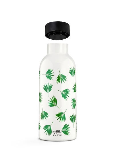 Mamawata Palm Paslanmaz Çelik Termos Matara 470 Ml Sızdırmaz Yalıtımlı Suluk Beyaz