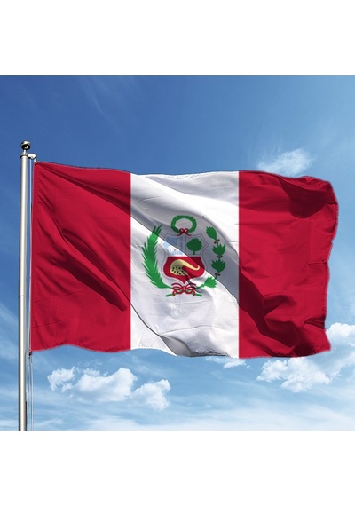 Peru Bayrağı 70 105 Cm Tek Ebat