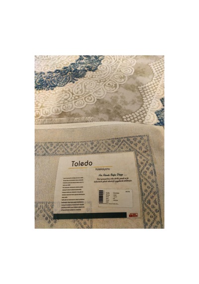 Toledo 2123 Krem-mavi Halı Çok Renkli