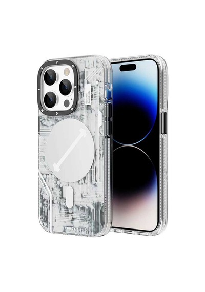 Youngkit Apple Uyumlu iPhone 14 Pro Kılıf Magsafe Şarj Özellikli YoungKit Technology Serisi Kapak Youngkit-TA82095