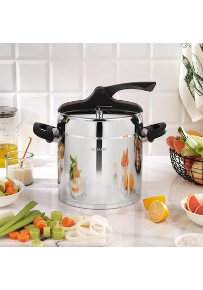 Schafer Classic Pro Düdüklü Tencere 8 L-ınox Çok Renkli