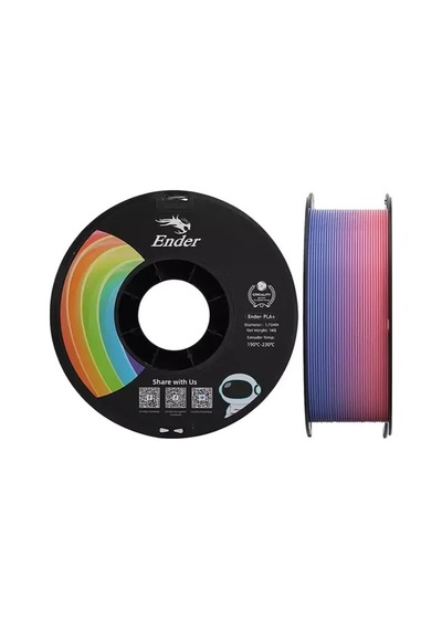 Creality Ender Pla+ Rainbow Filament 1.75mm 1000gr
