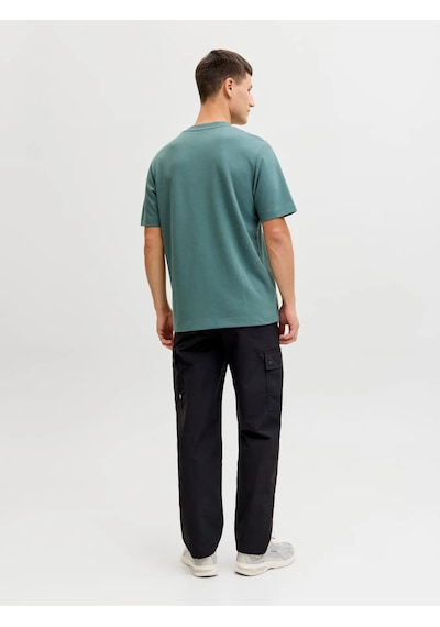 Jack & Jones Jack&jones Jcofusion Chest Brand Tee Ss Erkek T-shirt 12289936 Yeşil