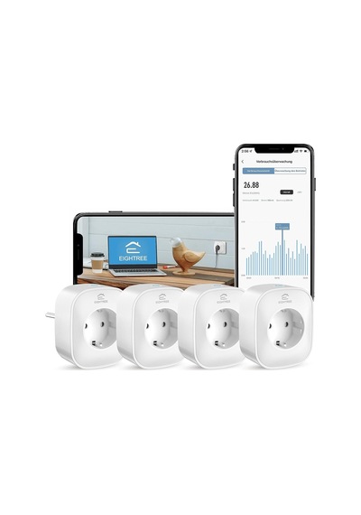 Wi-fi Akıllı Priz, 16a, Alexa Ve Google Home Uyumlu