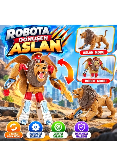 Ers Robota Dönüşen Aslan Oyuncak