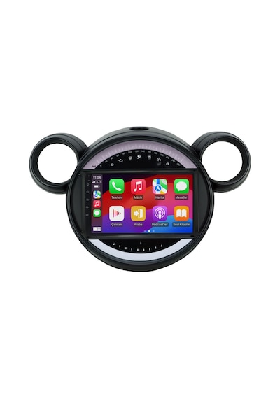 Mini Cooper Araç Multimedya Android Ekran Carplay Navigasyon Double Teyp 4+64 9" 11-15 Black Fımex 9"