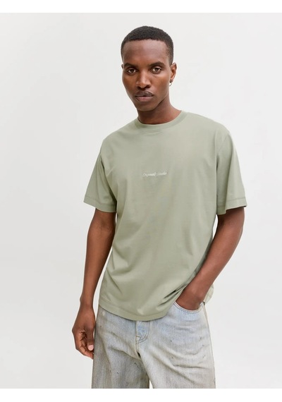 Jack & Jones Jack&jones Jornorrebro Emb Tee Ss Erkek T-shirt 12282892 Yeşil