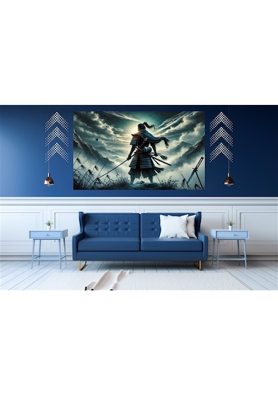 Ti-play Son Yemin 60x90cm Modern Samuray Pvc Çerçevesiz Tablo