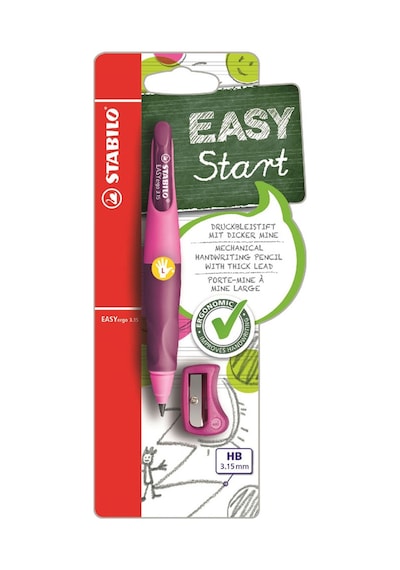 Stabilo Easyergo 3.15 Sol Pembe-lila Versatil Kalem B-46864-3 /