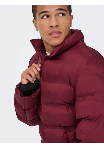 Only & Sons Union Seamless Life Erkek Bordo Mont 22034834-cab Bordo