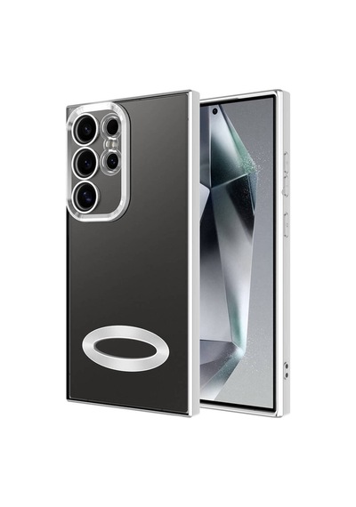 Samsung Galaxy S24 Ultra Uyumlu Logo Gösteren Kamera Korumalı Renkli Tasarım Kılıf