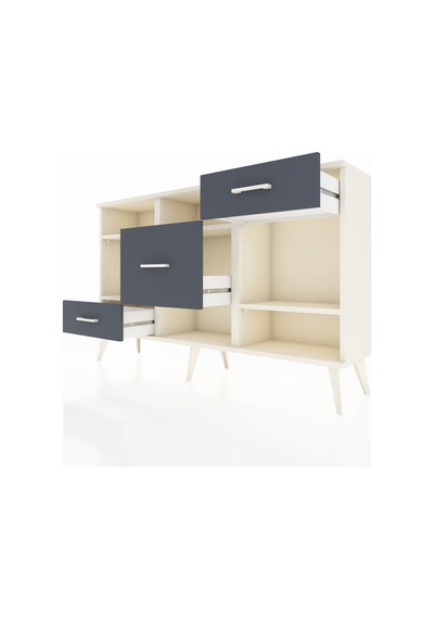 Arges Konsol 4 Raflı 3 Çekmeceli 132x30x83 Aytaşı-aytaşı/antrasit Aytaşı/antrasit Arges Konsol 4 Raflı 3 Çekmeceli 132x30x83 Aytaşı-aytaşı/antrasit Aytaşı/antrasit