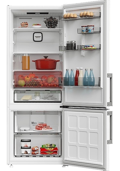 Grundig GPKND 477 475 LT Duo-No Frost Kombi Tipi Buzdolabı Beyaz
