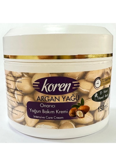 Argan Yağlı Yoğun Nemlendirici Ve Onarıcı Krem 150 Ml