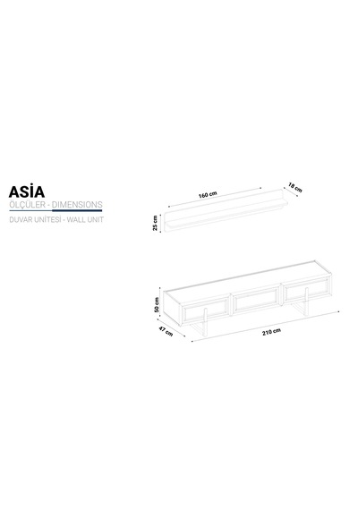 Asia Duvar Ünitesi