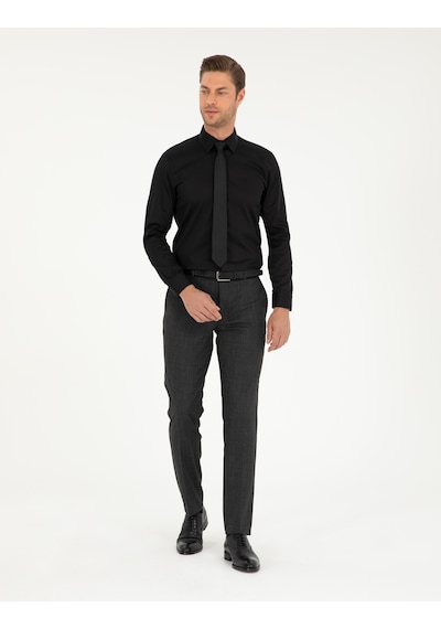 Pierre Cardin Erkek Siyah Gömlek Basic 50292520-vr046 Siyah