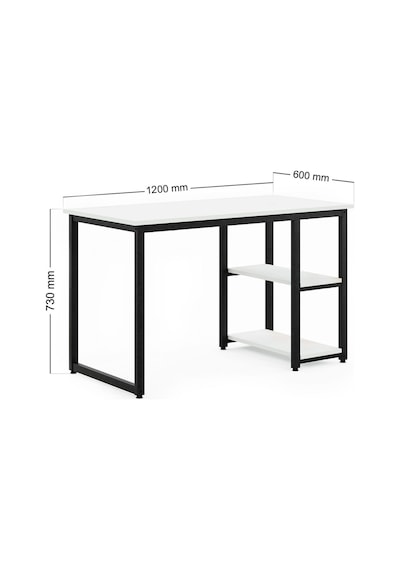 Msrt Çalışma Masası - 60x120 Cm - Beyaz Msrt - 60120 - Beyaz