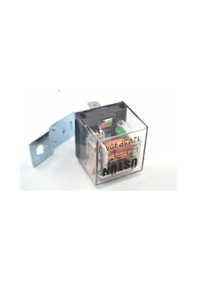 25li Paket Mini Röle Şeffaf 40 Amper 12v 5p Ledli Üstün N11.547