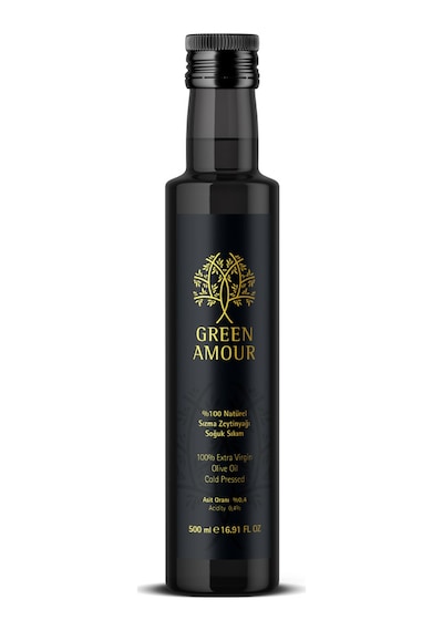 Green Amour Soğuk Sıkım Zeytin Yağı 500 ML