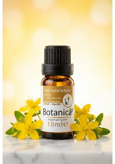 Botanica %100 Saf Kantaron Yağı Maserasyon Bakımı Yanık Sonrası Onarıcı Doğal Bitkisel 10 Ml 10 ML