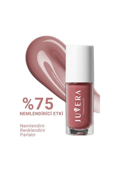 Juvera Lip Gloss Peach, Nemlendirici, 3 İn 1, 5 Ml