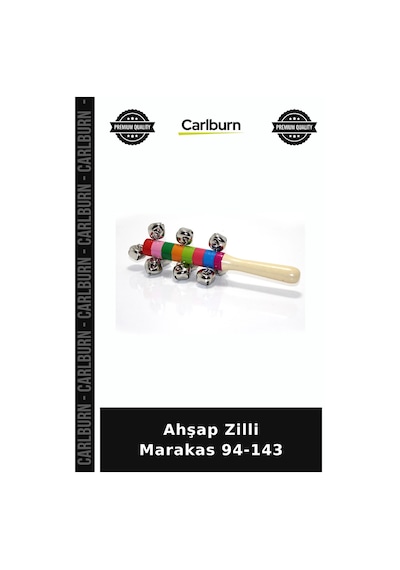 Ahşap Zilli Marakas 94-143 Müzik Dersi Ritim Çalışma Eğlenceli Oyuncak