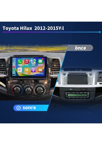 Toyota Hilux 2012-2015yıl Multimedya 1-16 Gb Navigasyon