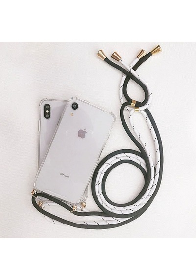 Teknomoda Apple Uyumlu iPhone X / Xs Seffaf Boyun Askili Ipli Kordonlu Kilif 404470238