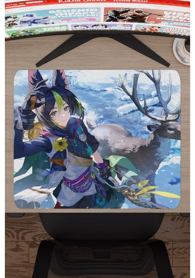 Tighnari Genshin Impact Anime Gacha V1 - 48x40 Xl Gaming Mouse Pad Fare Altlığı