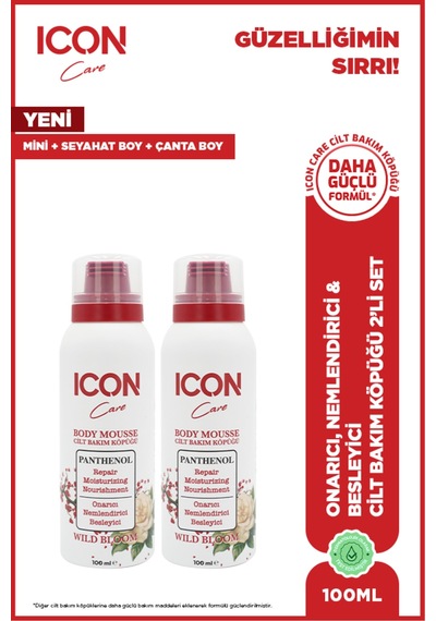 Cilt Bakım Köpüğü Wıld Bloom 100ml 2'li Set