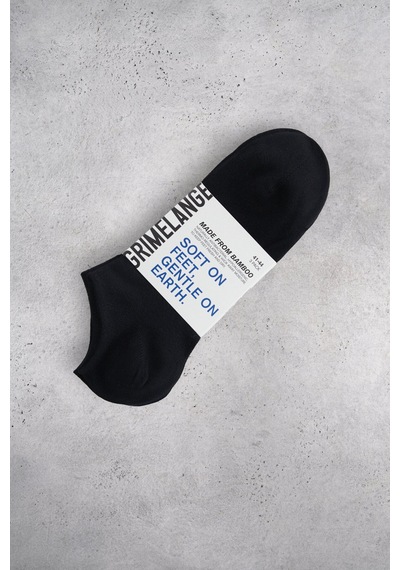 Grimelange Nıklaus Bamboo Erkek Patik 3'lü Paket Siyah/beyaz/lacivert Çorap