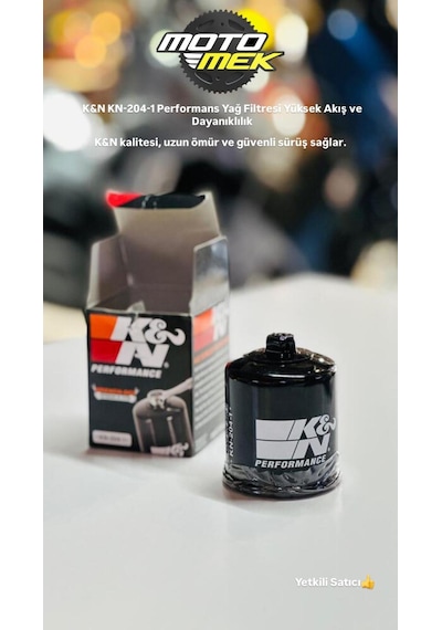 K&n Kn Performance Kn-204 Performans Yağ Filtresi Yüksek Akış Ve Dayanıklılık