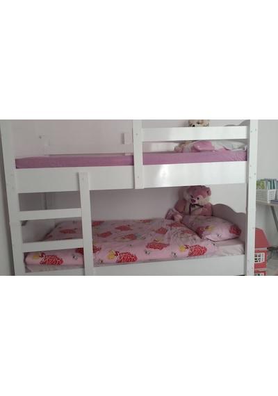 Afillibebek Ranza Ikili Ayrılabilen Mdf Profilli 90x190 Beyaz