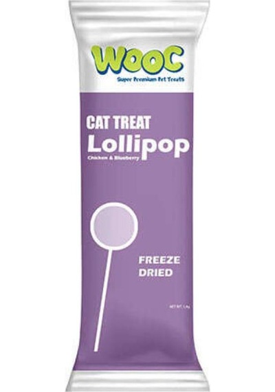 Wooc Tavuk Ve Yaban Mersinli Lollipop Kedi Ödül Maması 1 Adet