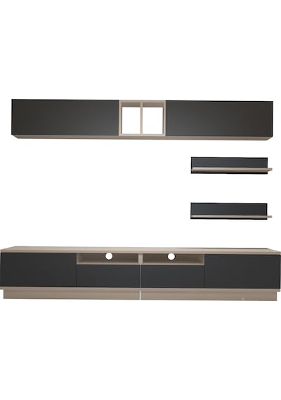 Decoraktiv Trendstyle 5220s Mdf Tv Ünitesi Tv Sehpası - Beyaz Antrasit Beyaz - Antrasit Decoraktiv Trendstyle 5220s Mdf Tv Ünitesi Tv Sehpası - Beyaz Antrasit Beyaz - Antrasit