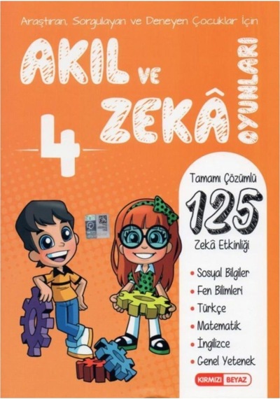Kırmızı Beyaz Yayınları 4. Sınıf Akıl Ve Zeka Oyunları